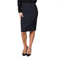 Ladies Wrap Style Skirt Navy